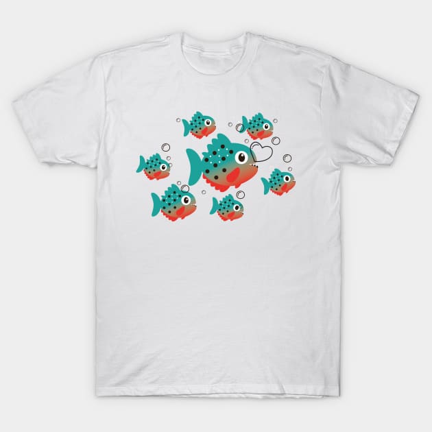 Piranha T-Shirt by Buen Corazón